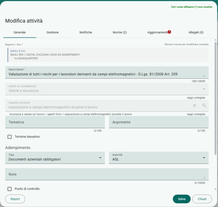 4 registro attività modifica
