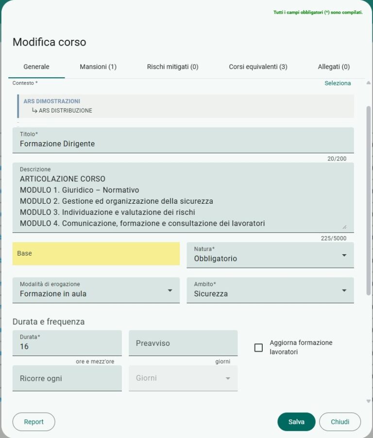 5 modulo sicurezza mansioni