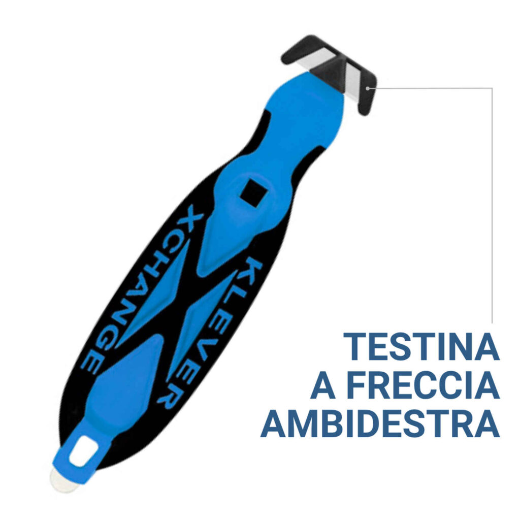 cutter lama incassata acciaio testina a freccia ambidestra 4
